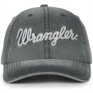 Wrangler Charcoal Embroidered Cap